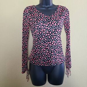 Casual Corner Polka Dot Top